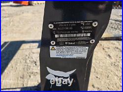 Bobcat Brand Standard Duty 2500 Pound Pallet Forks fits Skid Steer Quick Connect