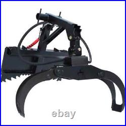 Branch Manager Log Grapple Attachment T4000HD Fits SkidSteer Quick Attach Loader
