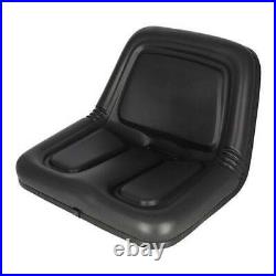Bucket Seat Deluxe High Back Vinyl Black fits John Deere MG861683