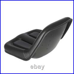 Bucket Seat Deluxe High Back Vinyl Black fits John Deere MG861683