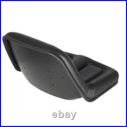 Bucket Seat Deluxe High Back Vinyl Black fits John Deere MG861683