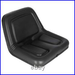Bucket Seat Deluxe High Back Vinyl Black fits John Deere MG861683