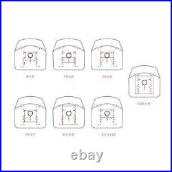 Bucket Seat Deluxe High Back Vinyl Black fits John Deere MG861683