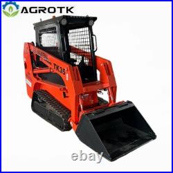 CFG Mini Skid Steer Track Loader 27HP Diesel Kubota Engine 1.4Ton Crawler Loader