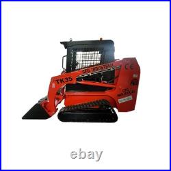 CFG Mini Skid Steer Track Loader 27HP Diesel Kubota Engine 1.4Ton Crawler Loader