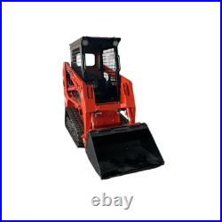 CFG Mini Skid Steer Track Loader 27HP Diesel Kubota Engine 1.4Ton Crawler Loader