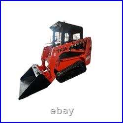 CFG Mini Skid Steer Track Loader 27HP Diesel Kubota Engine 1.4Ton Crawler Loader