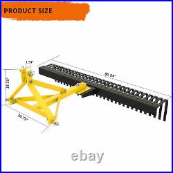 Category 1 Tractor Rock Rake 3 Point Soil Gravel Lawn Compact Tractor 60'