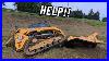 Caterpillar_D6_To_The_Rescue_Pulling_A_Skid_Loader_Out_Of_The_Creek_01_yn