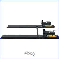 Clamp on Pallet Forks 4000 lbs Tractor Forks 60 Adjustable Bucket Forks