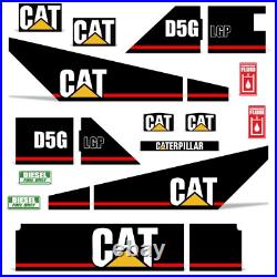 Decal Kit fits CAT D5G-LGP Crawler Dozer Series 4 Complete D5-G 7yr Sticker USA