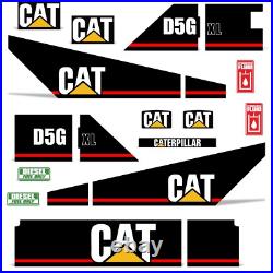 Decal Kit fits CAT D5G-XL Crawler Dozer Series 4 Complete D5-G 7yr Sticker USA