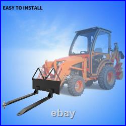 Durable Skid Steer 50 Forks Quick-Tach Attachment for Easy Loading Heavy Duty