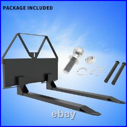 Durable Skid Steer 50 Forks Quick-Tach Attachment for Easy Loading Heavy Duty