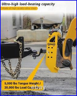 Efficient Skid Steer Hitch Attachment Lightweight with High Towing Flexibility