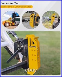 Efficient Skid Steer Hitch Attachment Lightweight with High Towing Flexibility