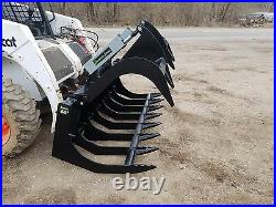 Es 66 Grapple- New, Skid Steer Quick Attach Tractor Loader Local Pick Up