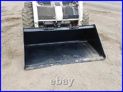 Es New 60 Smooth Bucket Skid Steer Quick Attach Loader Tractor Local Pick Up