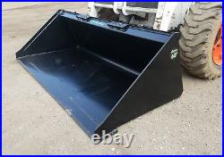 Es New 66 Smooth Bucket Skid Steer Quick Attach Loader Tractor Free Shipping
