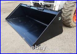 Es New 66 Smooth Bucket Skid Steer Quick Attach Loader Tractor Local Pick Up