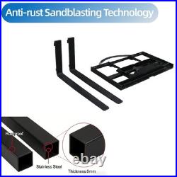 FREE SHIP 40 Skid Steer Pallet Fork Attachment 37 Blades Heavy Duty 4000lbs