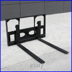 FREE SHIP 40 Skid Steer Pallet Fork Attachment 37 Blades Heavy Duty 4000lbs