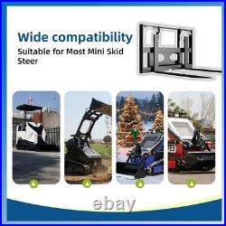 FREE SHIP 40 Skid Steer Pallet Fork Attachment 37 Blades Heavy Duty 4000lbs