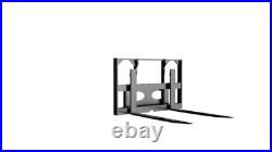 FREE SHIP 40 Skid Steer Pallet Fork Attachment 37 Blades Heavy Duty 4000lbs