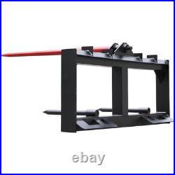 FREE SHIP 49 Hay Spear Bale Spears Skid Steer Loader Tractor Attachment 3000lbs