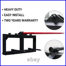 FREE SHIP 49 Hay Spear Bale Spears Skid Steer Loader Tractor Attachment 3000lbs