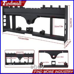 Findmall 45 Pallet Fork Frame 2500lbs Fit For Kubota Bobcat Skid Steer Tractors