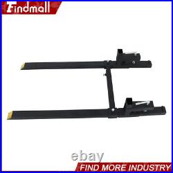 Findmall 60 2000lbs Clamp on Pallet Forks Loader Bucket Skidsteer Tractor