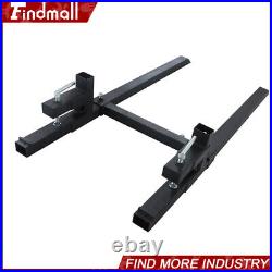 Findmall 60 2000lbs Clamp on Pallet Forks Loader Bucket Skidsteer Tractor