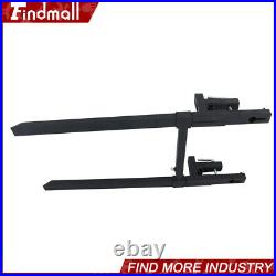 Findmall 60 2000lbs Clamp on Pallet Forks Loader Bucket Skidsteer Tractor