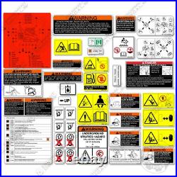 Fits Kubota SVL 75-2 Decal Kit Skid Steer Replacement Decals 7 YEAR 3M VINYL
