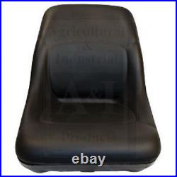 Seats Unlimited Skid Steer Black Seat With Slides – Fits Bobcat Case Ford Gehl John Deere New Holland