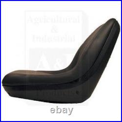 For Bobcat SKIDSTEER BLACK VINYL BUCKET SEAT
