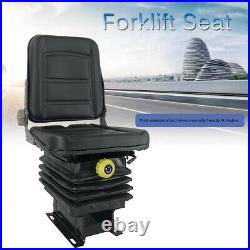 Forklift Seat For Forklift Truck, Tractor, Skid Loader WithSlide Rails & Suspension