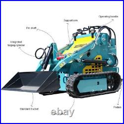 Free Shipping 23HP Skid Steer Loader Hydraulic Gasoline tracks US Stock For Sale