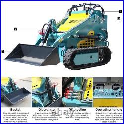 Free Shipping 23HP Skid Steer Loader Hydraulic Gasoline tracks US Stock For Sale