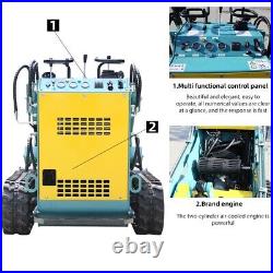 Free Shipping 23HP Skid Steer Loader Hydraulic Gasoline tracks US Stock For Sale