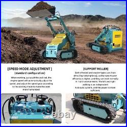 Free Shipping 23HP Skid Steer Loader Hydraulic Gasoline tracks US Stock For Sale