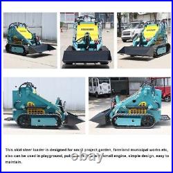 Free Shipping 23HP Skid Steer Loader Hydraulic Gasoline tracks US Stock For Sale