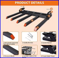 GARVEE 42 Pallet Forks Clamp-On Heavy Duty Tractor Skid Steer New