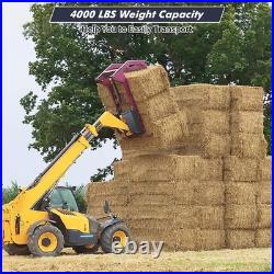 GARVEE Skid Steer Quick Tach Adapter, for Kubota Loader, 4,000 lbs Capacity