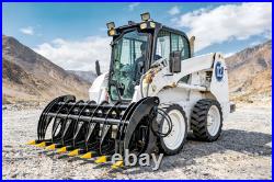 Grapple Attachment For Bobcat Skid Steer 72 Root Rake Grapple with 8 Teeth