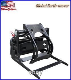 Grapple Feed Grapple 28 In Mini Skid Steer Track Loader Attachment Free Shipping