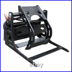 Grapple Feed Grapple 28 In Mini Skid Steer Track Loader Attachment Free Shipping