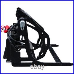 Grapple Feed Grapple 28 In Mini Skid Steer Track Loader Attachment Free Shipping