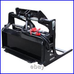Grapple Feed Grapple 28 In Mini Skid Steer Track Loader Attachment Free Shipping